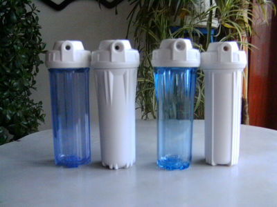 【10寸透明慮瓶 凈水器配件批發(fā) 水機(jī)零件 凈水設(shè)備】?jī)r(jià)格,廠家,圖片,凈水器/純水機(jī)/凈水系統(tǒng),文安縣忠良塑料廠-